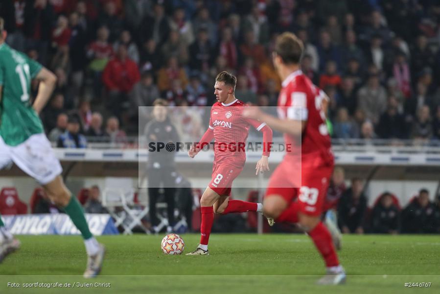 AKON Arena, Würzburg, 18.10.2024, sport, action, Fussball, BFV, 15. Spieltag, Regionalliga Bayern, FCS, FWK, 1. FC Schweinfurt 1905, FC Würzburger Kickers - Bild-ID: 2446767