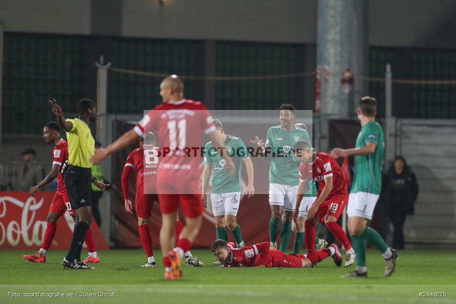 AKON Arena, Würzburg, 18.10.2024, sport, action, Fussball, BFV, 15. Spieltag, Regionalliga Bayern, FCS, FWK, 1. FC Schweinfurt 1905, FC Würzburger Kickers - Bild-ID: 2446775