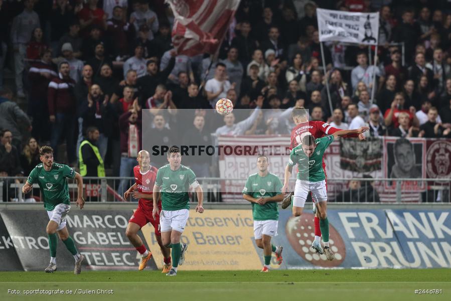 AKON Arena, Würzburg, 18.10.2024, sport, action, Fussball, BFV, 15. Spieltag, Regionalliga Bayern, FCS, FWK, 1. FC Schweinfurt 1905, FC Würzburger Kickers - Bild-ID: 2446781