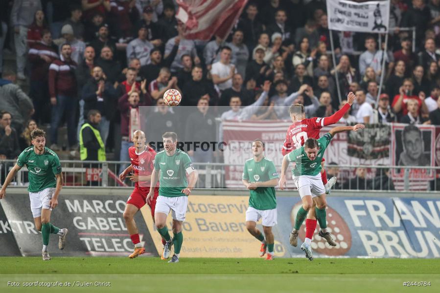 AKON Arena, Würzburg, 18.10.2024, sport, action, Fussball, BFV, 15. Spieltag, Regionalliga Bayern, FCS, FWK, 1. FC Schweinfurt 1905, FC Würzburger Kickers - Bild-ID: 2446784