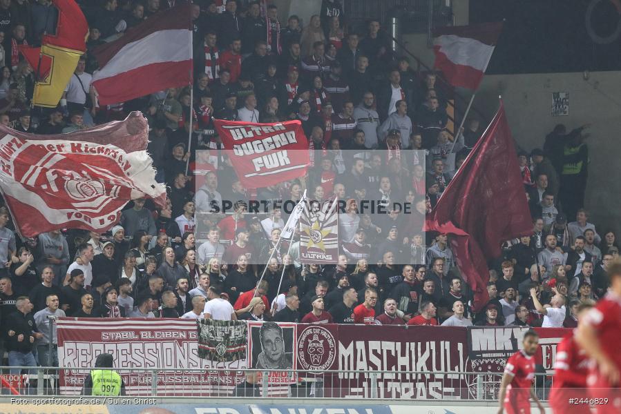 AKON Arena, Würzburg, 18.10.2024, sport, action, Fussball, BFV, 15. Spieltag, Regionalliga Bayern, FCS, FWK, 1. FC Schweinfurt 1905, FC Würzburger Kickers - Bild-ID: 2446829