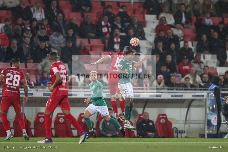 AKON Arena, Würzburg, 18.10.2024, sport, action, Fussball, BFV, 15. Spieltag, Regionalliga Bayern, FCS, FWK, 1. FC Schweinfurt 1905, FC Würzburger Kickers - Bild-ID: 2446940