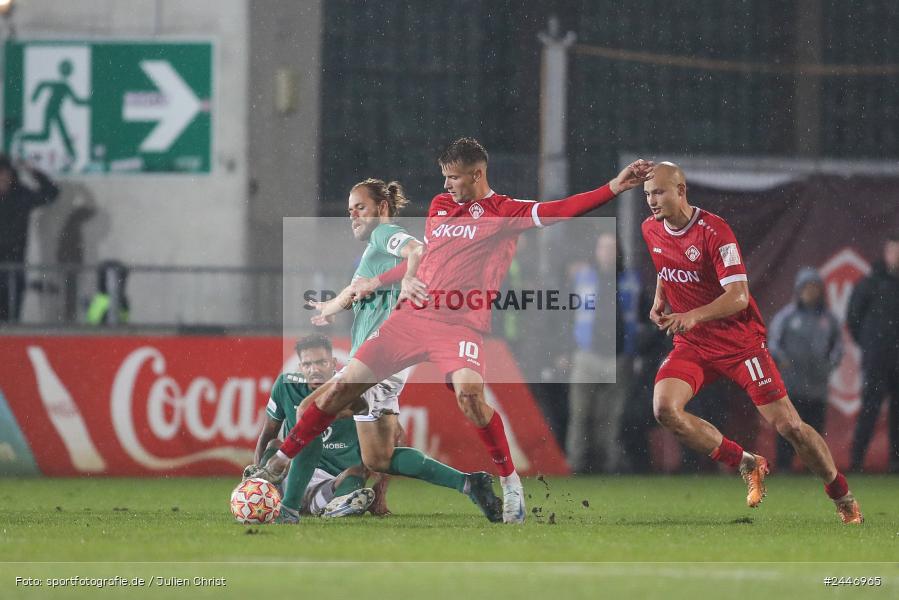 AKON Arena, Würzburg, 18.10.2024, sport, action, Fussball, BFV, 15. Spieltag, Regionalliga Bayern, FCS, FWK, 1. FC Schweinfurt 1905, FC Würzburger Kickers - Bild-ID: 2446965