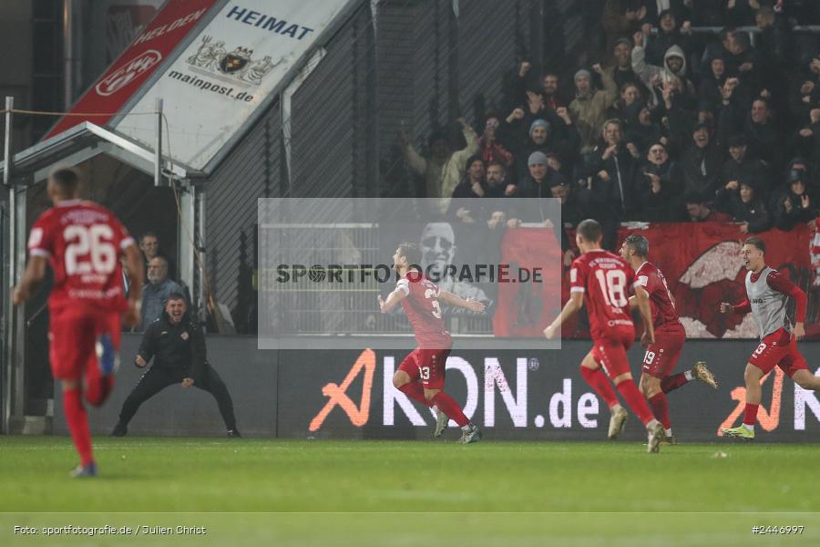 AKON Arena, Würzburg, 18.10.2024, sport, action, Fussball, BFV, 15. Spieltag, Regionalliga Bayern, FCS, FWK, 1. FC Schweinfurt 1905, FC Würzburger Kickers - Bild-ID: 2446997