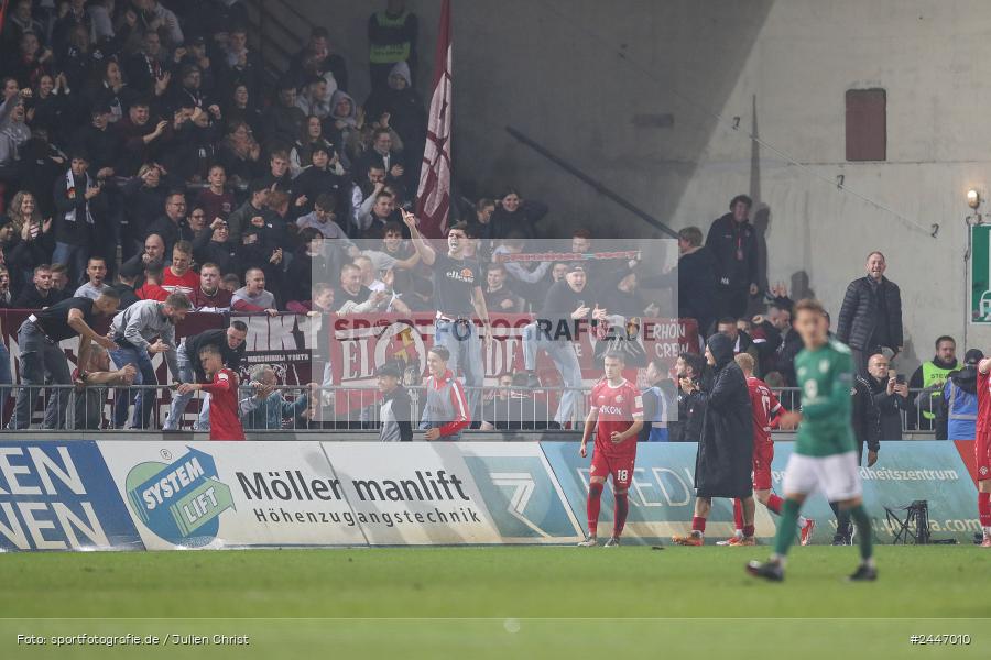 AKON Arena, Würzburg, 18.10.2024, sport, action, Fussball, BFV, 15. Spieltag, Regionalliga Bayern, FCS, FWK, 1. FC Schweinfurt 1905, FC Würzburger Kickers - Bild-ID: 2447010