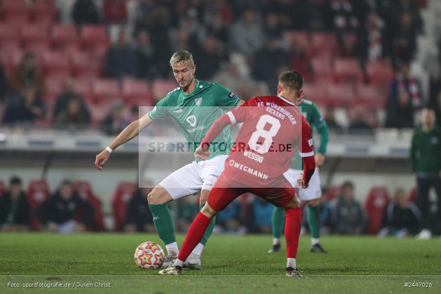 AKON Arena, Würzburg, 18.10.2024, sport, action, Fussball, BFV, 15. Spieltag, Regionalliga Bayern, FCS, FWK, 1. FC Schweinfurt 1905, FC Würzburger Kickers - Bild-ID: 2447026