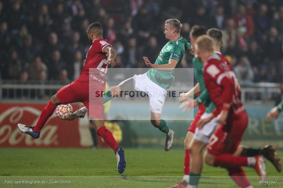 AKON Arena, Würzburg, 18.10.2024, sport, action, Fussball, BFV, 15. Spieltag, Regionalliga Bayern, FCS, FWK, 1. FC Schweinfurt 1905, FC Würzburger Kickers - Bild-ID: 2447047