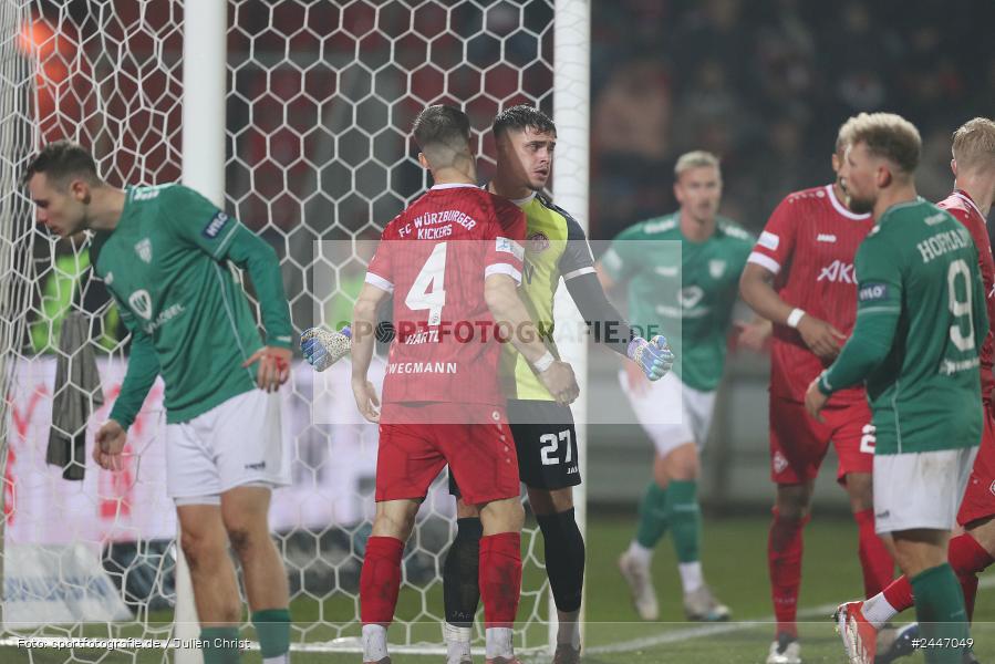 AKON Arena, Würzburg, 18.10.2024, sport, action, Fussball, BFV, 15. Spieltag, Regionalliga Bayern, FCS, FWK, 1. FC Schweinfurt 1905, FC Würzburger Kickers - Bild-ID: 2447049