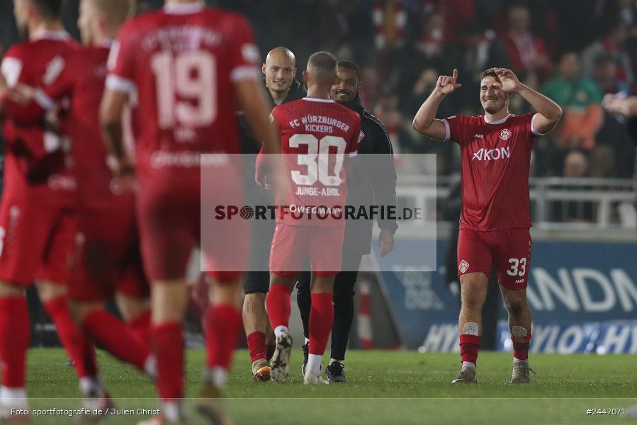 AKON Arena, Würzburg, 18.10.2024, sport, action, Fussball, BFV, 15. Spieltag, Regionalliga Bayern, FCS, FWK, 1. FC Schweinfurt 1905, FC Würzburger Kickers - Bild-ID: 2447071