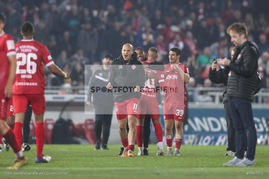 AKON Arena, Würzburg, 18.10.2024, sport, action, Fussball, BFV, 15. Spieltag, Regionalliga Bayern, FCS, FWK, 1. FC Schweinfurt 1905, FC Würzburger Kickers - Bild-ID: 2447073