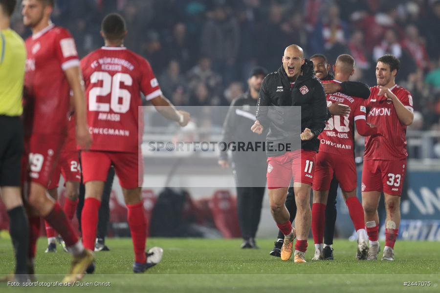 AKON Arena, Würzburg, 18.10.2024, sport, action, Fussball, BFV, 15. Spieltag, Regionalliga Bayern, FCS, FWK, 1. FC Schweinfurt 1905, FC Würzburger Kickers - Bild-ID: 2447075