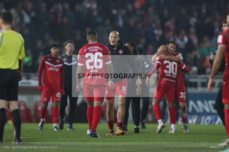 AKON Arena, Würzburg, 18.10.2024, sport, action, Fussball, BFV, 15. Spieltag, Regionalliga Bayern, FCS, FWK, 1. FC Schweinfurt 1905, FC Würzburger Kickers - Bild-ID: 2447077