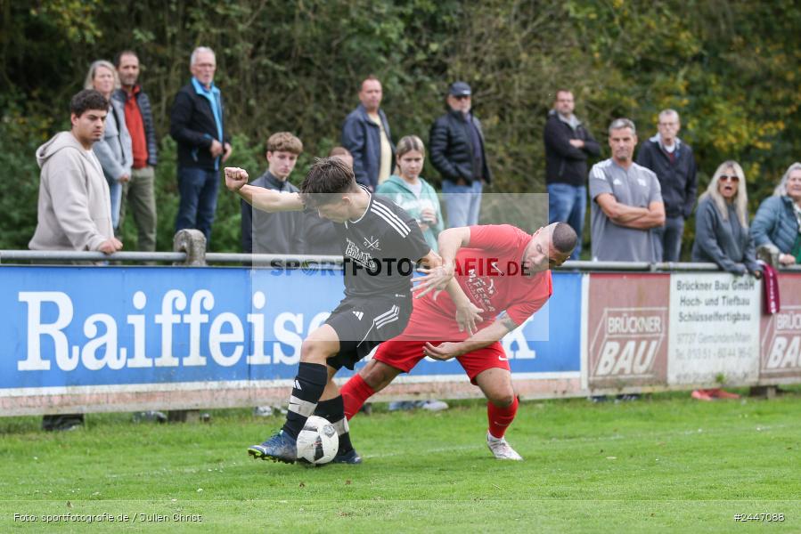 Sportgelände, Gemünden am Main, 20.10.2024, sport, action, Fussball, BFV, 15. Spieltag, Kreisliga Würzburg Gr. 2, FVH, FVGS, FV 05 Helmstadt, FV Gemünden/Seifriedsburg - Bild-ID: 2447088