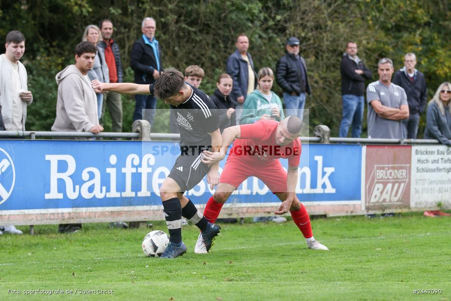 Sportgelände, Gemünden am Main, 20.10.2024, sport, action, Fussball, BFV, 15. Spieltag, Kreisliga Würzburg Gr. 2, FVH, FVGS, FV 05 Helmstadt, FV Gemünden/Seifriedsburg - Bild-ID: 2447090