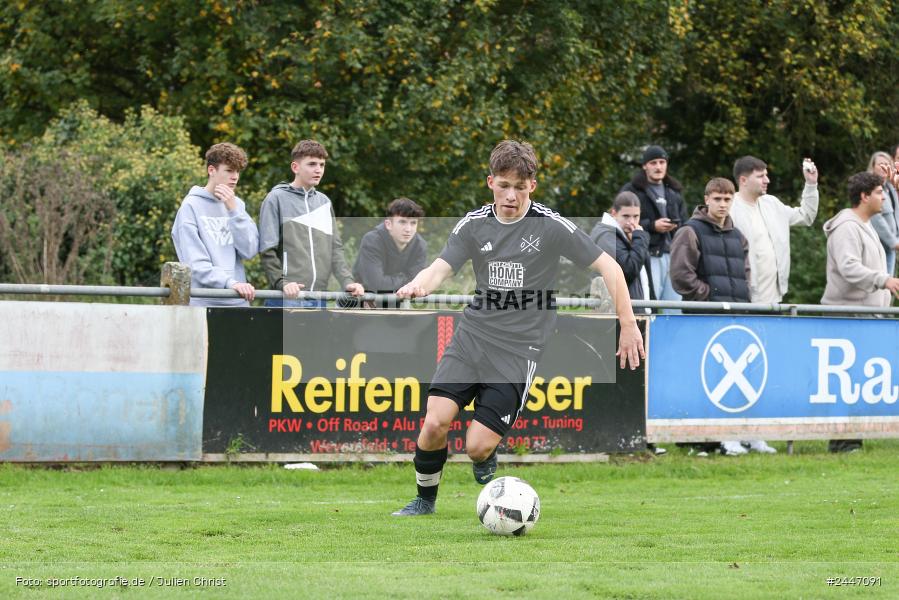 Sportgelände, Gemünden am Main, 20.10.2024, sport, action, Fussball, BFV, 15. Spieltag, Kreisliga Würzburg Gr. 2, FVH, FVGS, FV 05 Helmstadt, FV Gemünden/Seifriedsburg - Bild-ID: 2447091