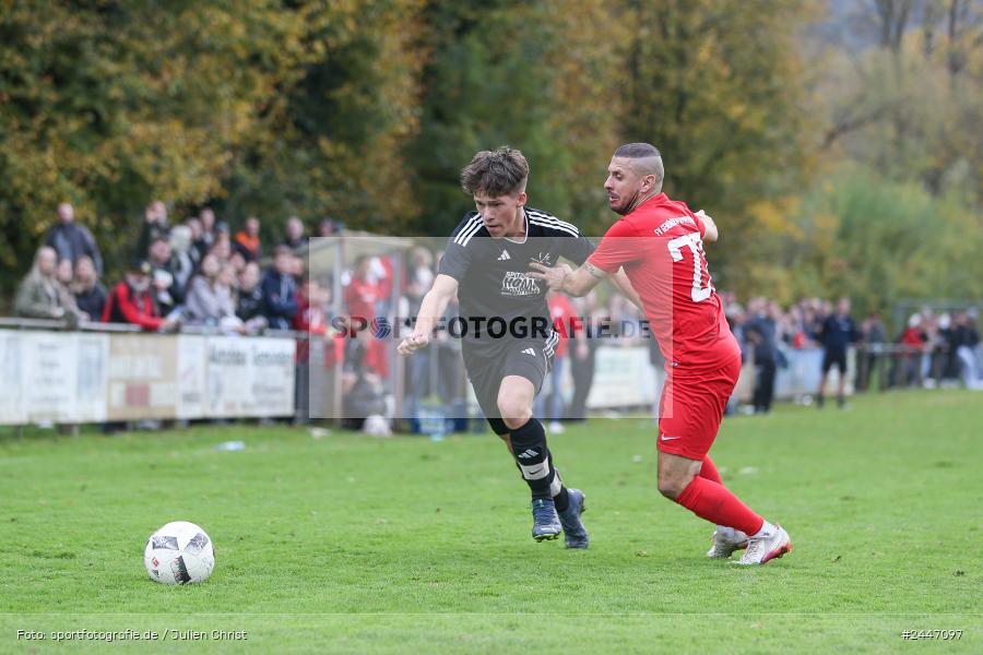 Sportgelände, Gemünden am Main, 20.10.2024, sport, action, Fussball, BFV, 15. Spieltag, Kreisliga Würzburg Gr. 2, FVH, FVGS, FV 05 Helmstadt, FV Gemünden/Seifriedsburg - Bild-ID: 2447097