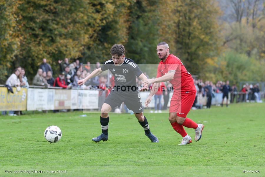 Sportgelände, Gemünden am Main, 20.10.2024, sport, action, Fussball, BFV, 15. Spieltag, Kreisliga Würzburg Gr. 2, FVH, FVGS, FV 05 Helmstadt, FV Gemünden/Seifriedsburg - Bild-ID: 2447098