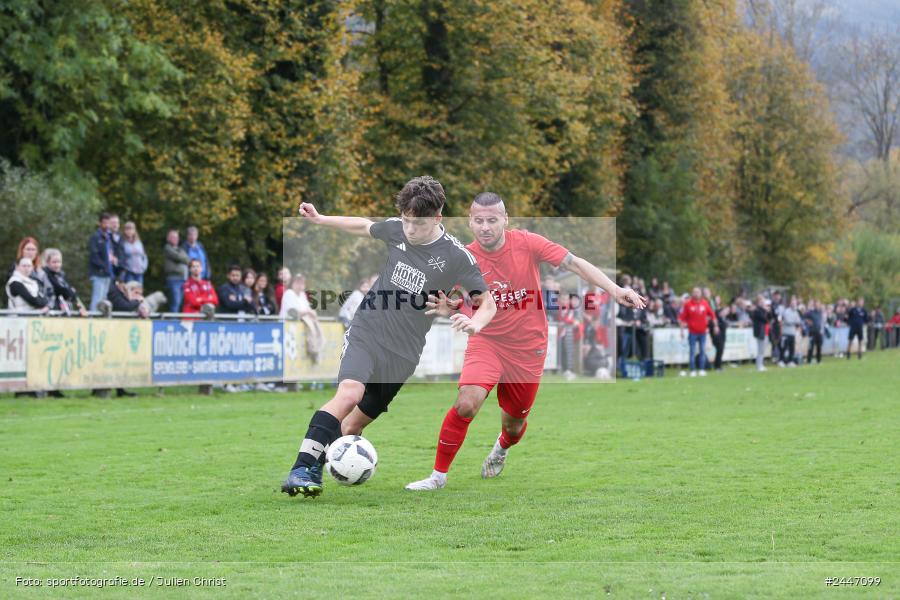 Sportgelände, Gemünden am Main, 20.10.2024, sport, action, Fussball, BFV, 15. Spieltag, Kreisliga Würzburg Gr. 2, FVH, FVGS, FV 05 Helmstadt, FV Gemünden/Seifriedsburg - Bild-ID: 2447099