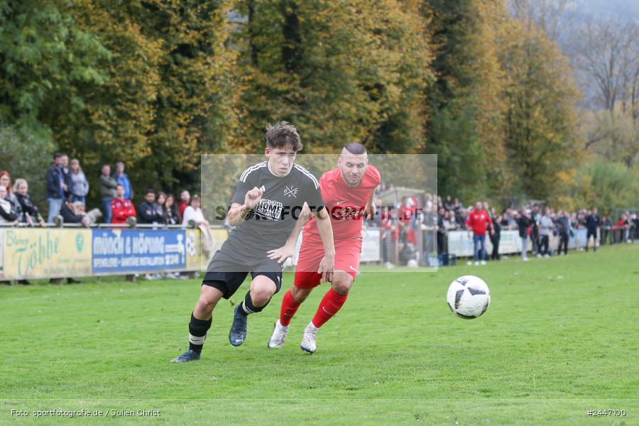 Sportgelände, Gemünden am Main, 20.10.2024, sport, action, Fussball, BFV, 15. Spieltag, Kreisliga Würzburg Gr. 2, FVH, FVGS, FV 05 Helmstadt, FV Gemünden/Seifriedsburg - Bild-ID: 2447100