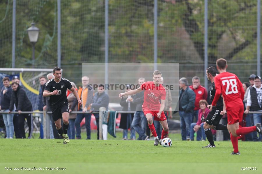 Sportgelände, Gemünden am Main, 20.10.2024, sport, action, Fussball, BFV, 15. Spieltag, Kreisliga Würzburg Gr. 2, FVH, FVGS, FV 05 Helmstadt, FV Gemünden/Seifriedsburg - Bild-ID: 2447120