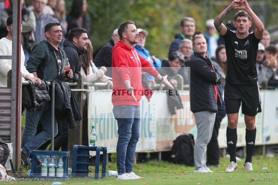 Sportgelände, Gemünden am Main, 20.10.2024, sport, action, Fussball, BFV, 15. Spieltag, Kreisliga Würzburg Gr. 2, FVH, FVGS, FV 05 Helmstadt, FV Gemünden/Seifriedsburg - Bild-ID: 2447123