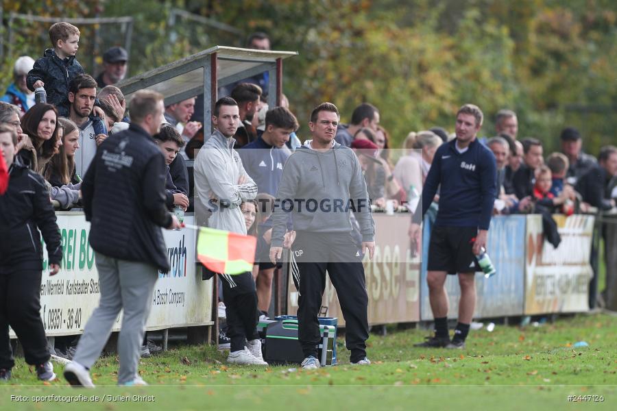 Sportgelände, Gemünden am Main, 20.10.2024, sport, action, Fussball, BFV, 15. Spieltag, Kreisliga Würzburg Gr. 2, FVH, FVGS, FV 05 Helmstadt, FV Gemünden/Seifriedsburg - Bild-ID: 2447126