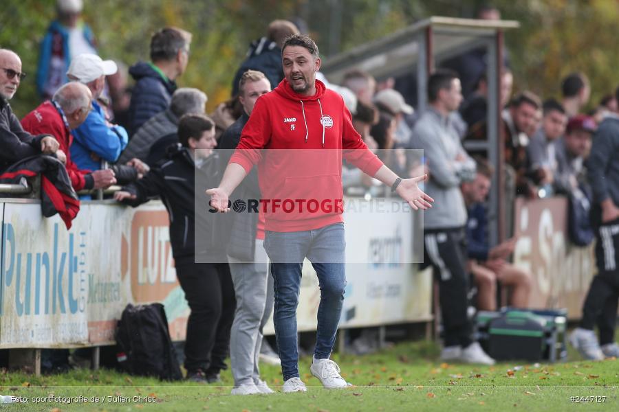 Sportgelände, Gemünden am Main, 20.10.2024, sport, action, Fussball, BFV, 15. Spieltag, Kreisliga Würzburg Gr. 2, FVH, FVGS, FV 05 Helmstadt, FV Gemünden/Seifriedsburg - Bild-ID: 2447127