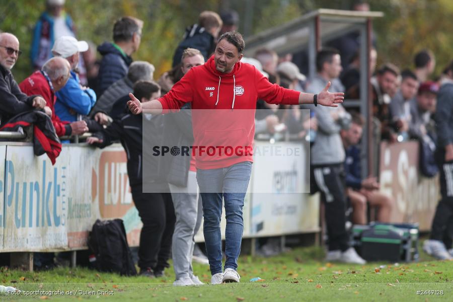 Sportgelände, Gemünden am Main, 20.10.2024, sport, action, Fussball, BFV, 15. Spieltag, Kreisliga Würzburg Gr. 2, FVH, FVGS, FV 05 Helmstadt, FV Gemünden/Seifriedsburg - Bild-ID: 2447128