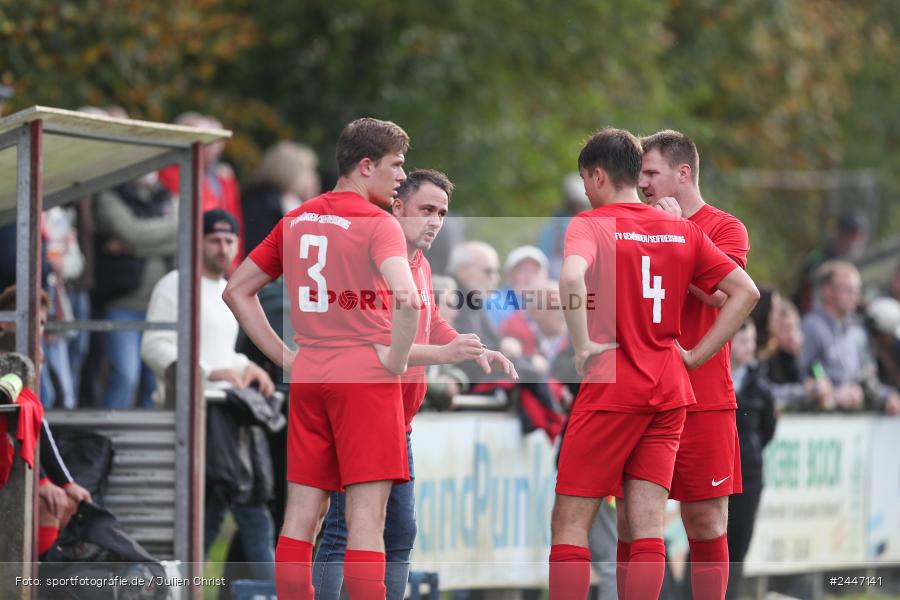 Sportgelände, Gemünden am Main, 20.10.2024, sport, action, Fussball, BFV, 15. Spieltag, Kreisliga Würzburg Gr. 2, FVH, FVGS, FV 05 Helmstadt, FV Gemünden/Seifriedsburg - Bild-ID: 2447141