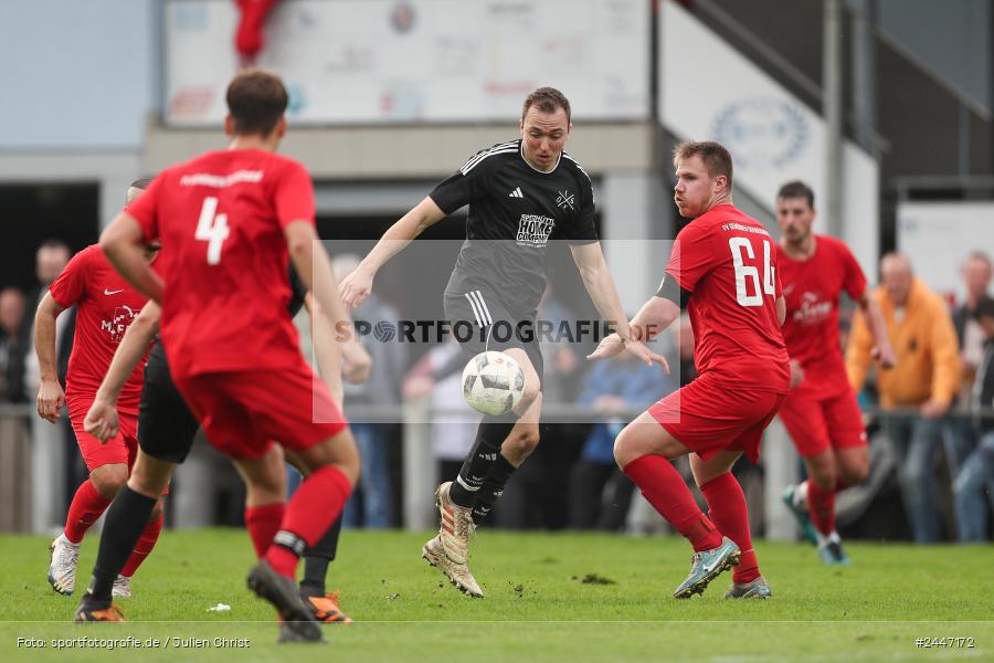 Sportgelände, Gemünden am Main, 20.10.2024, sport, action, Fussball, BFV, 15. Spieltag, Kreisliga Würzburg Gr. 2, FVH, FVGS, FV 05 Helmstadt, FV Gemünden/Seifriedsburg - Bild-ID: 2447172
