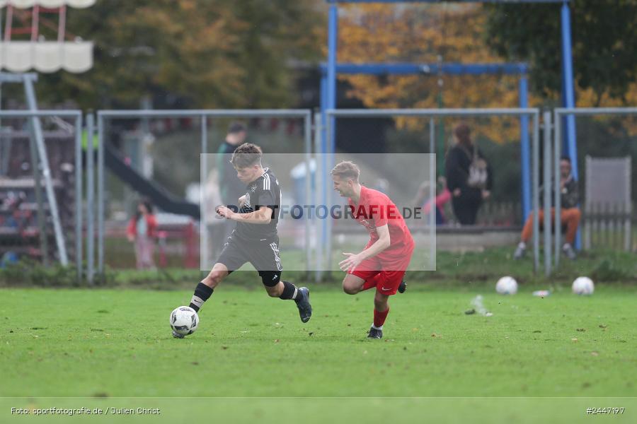 Sportgelände, Gemünden am Main, 20.10.2024, sport, action, Fussball, BFV, 15. Spieltag, Kreisliga Würzburg Gr. 2, FVH, FVGS, FV 05 Helmstadt, FV Gemünden/Seifriedsburg - Bild-ID: 2447197