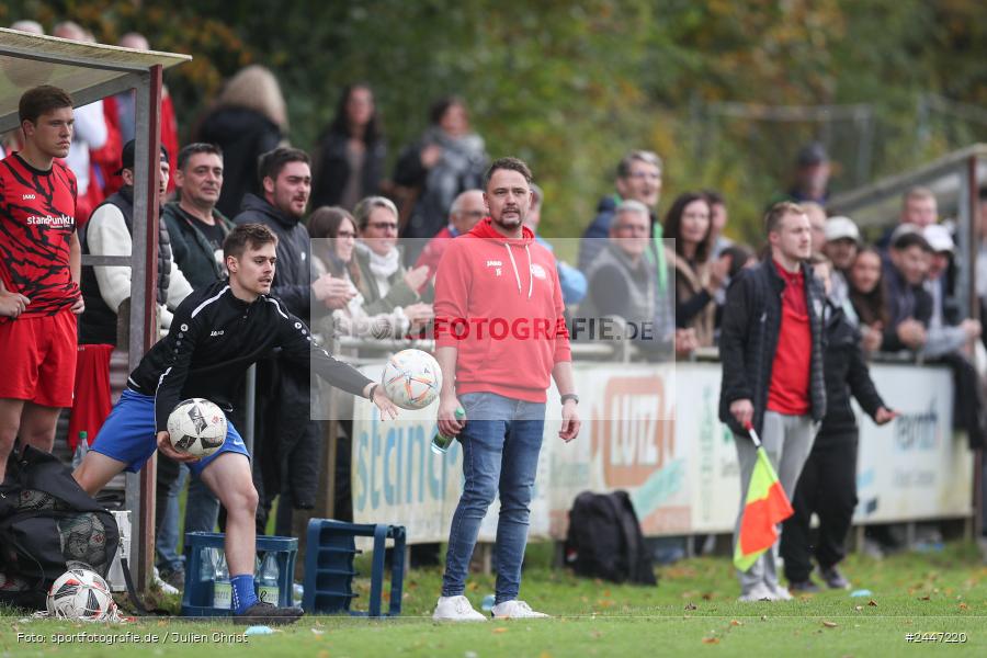 Sportgelände, Gemünden am Main, 20.10.2024, sport, action, Fussball, BFV, 15. Spieltag, Kreisliga Würzburg Gr. 2, FVH, FVGS, FV 05 Helmstadt, FV Gemünden/Seifriedsburg - Bild-ID: 2447220