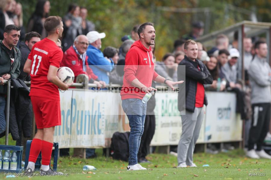 Sportgelände, Gemünden am Main, 20.10.2024, sport, action, Fussball, BFV, 15. Spieltag, Kreisliga Würzburg Gr. 2, FVH, FVGS, FV 05 Helmstadt, FV Gemünden/Seifriedsburg - Bild-ID: 2447222