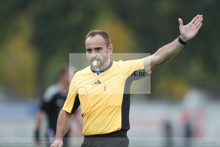 Sportgelände, Gemünden am Main, 20.10.2024, sport, action, Fussball, BFV, 15. Spieltag, Kreisliga Würzburg Gr. 2, FVH, FVGS, FV 05 Helmstadt, FV Gemünden/Seifriedsburg - Bild-ID: 2447227