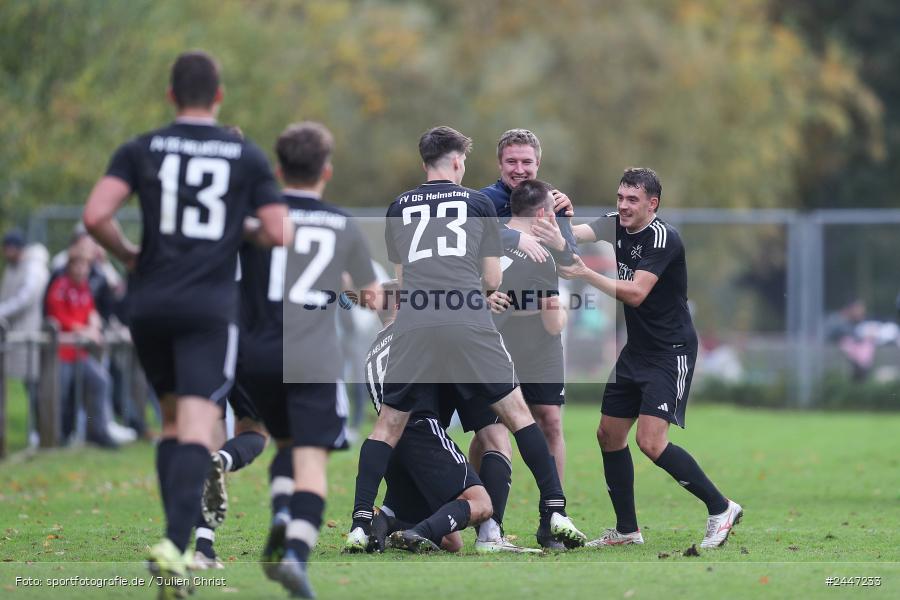 Sportgelände, Gemünden am Main, 20.10.2024, sport, action, Fussball, BFV, 15. Spieltag, Kreisliga Würzburg Gr. 2, FVH, FVGS, FV 05 Helmstadt, FV Gemünden/Seifriedsburg - Bild-ID: 2447233