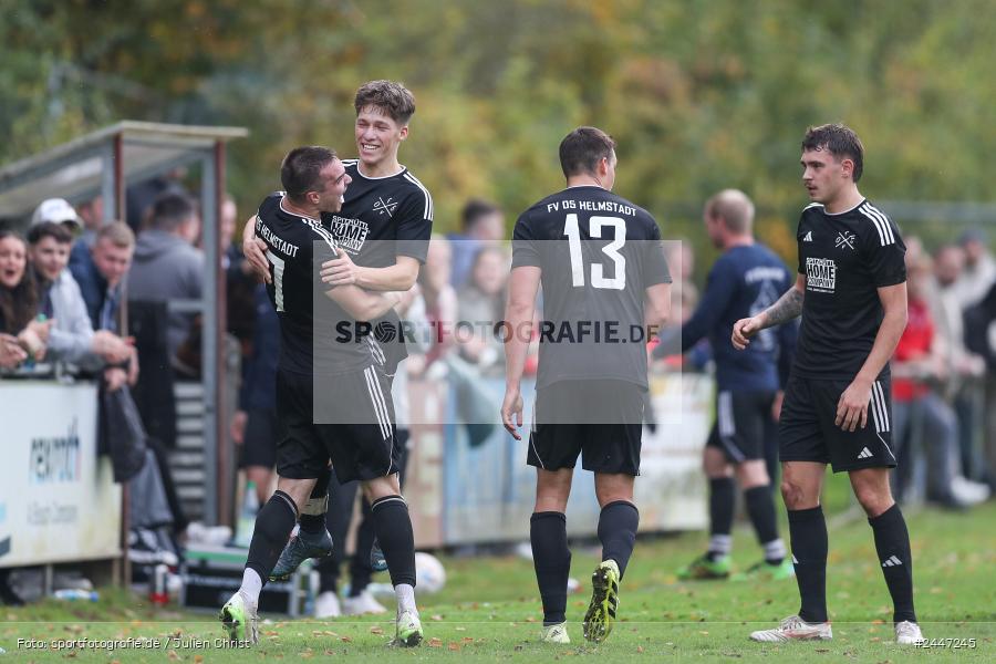 Sportgelände, Gemünden am Main, 20.10.2024, sport, action, Fussball, BFV, 15. Spieltag, Kreisliga Würzburg Gr. 2, FVH, FVGS, FV 05 Helmstadt, FV Gemünden/Seifriedsburg - Bild-ID: 2447245