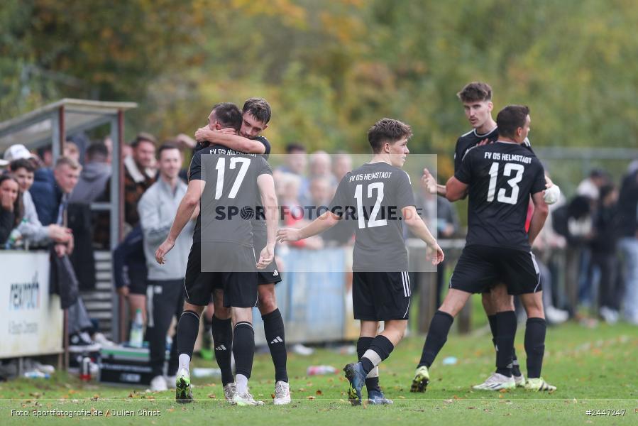 Sportgelände, Gemünden am Main, 20.10.2024, sport, action, Fussball, BFV, 15. Spieltag, Kreisliga Würzburg Gr. 2, FVH, FVGS, FV 05 Helmstadt, FV Gemünden/Seifriedsburg - Bild-ID: 2447247