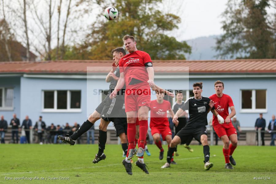 Sportgelände, Gemünden am Main, 20.10.2024, sport, action, Fussball, BFV, 15. Spieltag, Kreisliga Würzburg Gr. 2, FVH, FVGS, FV 05 Helmstadt, FV Gemünden/Seifriedsburg - Bild-ID: 2447274