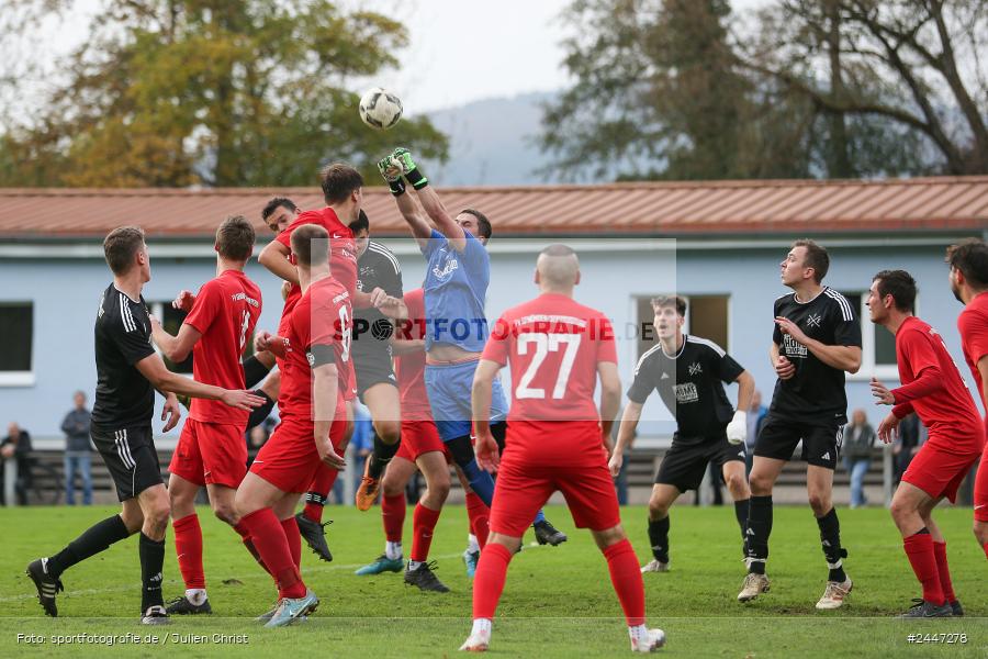 Sportgelände, Gemünden am Main, 20.10.2024, sport, action, Fussball, BFV, 15. Spieltag, Kreisliga Würzburg Gr. 2, FVH, FVGS, FV 05 Helmstadt, FV Gemünden/Seifriedsburg - Bild-ID: 2447278