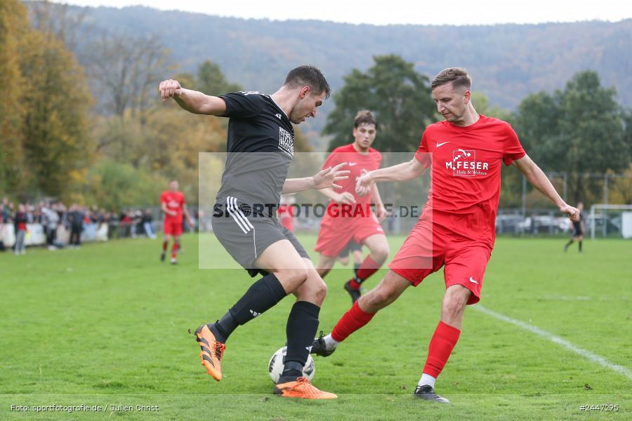 Sportgelände, Gemünden am Main, 20.10.2024, sport, action, Fussball, BFV, 15. Spieltag, Kreisliga Würzburg Gr. 2, FVH, FVGS, FV 05 Helmstadt, FV Gemünden/Seifriedsburg - Bild-ID: 2447295