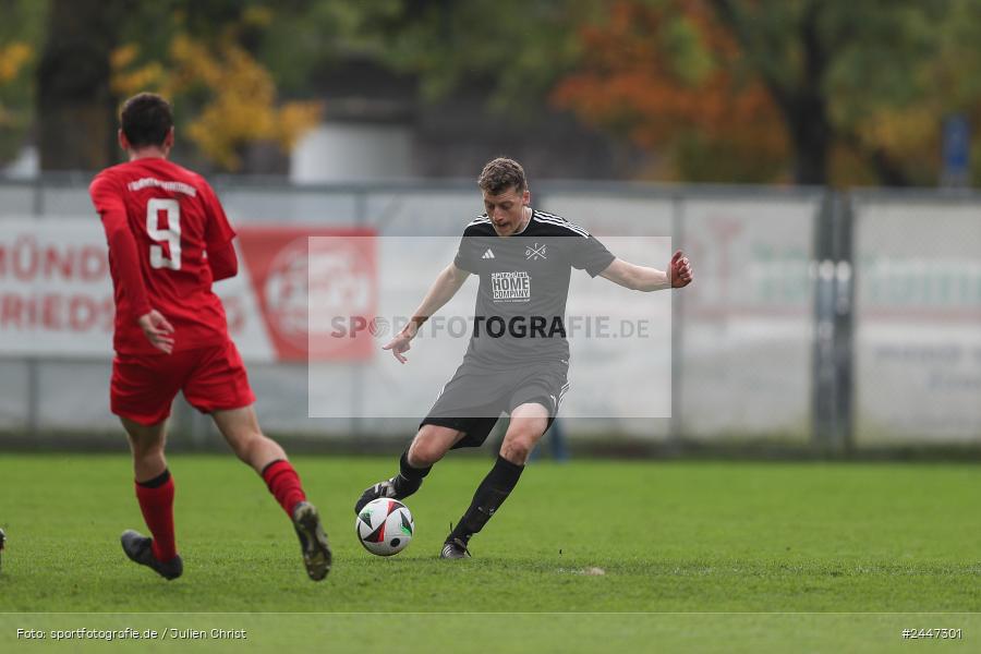 Sportgelände, Gemünden am Main, 20.10.2024, sport, action, Fussball, BFV, 15. Spieltag, Kreisliga Würzburg Gr. 2, FVH, FVGS, FV 05 Helmstadt, FV Gemünden/Seifriedsburg - Bild-ID: 2447301