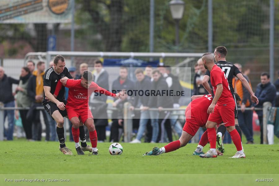 Sportgelände, Gemünden am Main, 20.10.2024, sport, action, Fussball, BFV, 15. Spieltag, Kreisliga Würzburg Gr. 2, FVH, FVGS, FV 05 Helmstadt, FV Gemünden/Seifriedsburg - Bild-ID: 2447305