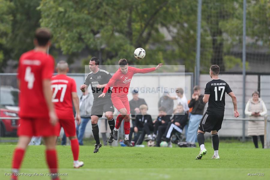 Sportgelände, Gemünden am Main, 20.10.2024, sport, action, Fussball, BFV, 15. Spieltag, Kreisliga Würzburg Gr. 2, FVH, FVGS, FV 05 Helmstadt, FV Gemünden/Seifriedsburg - Bild-ID: 2447322