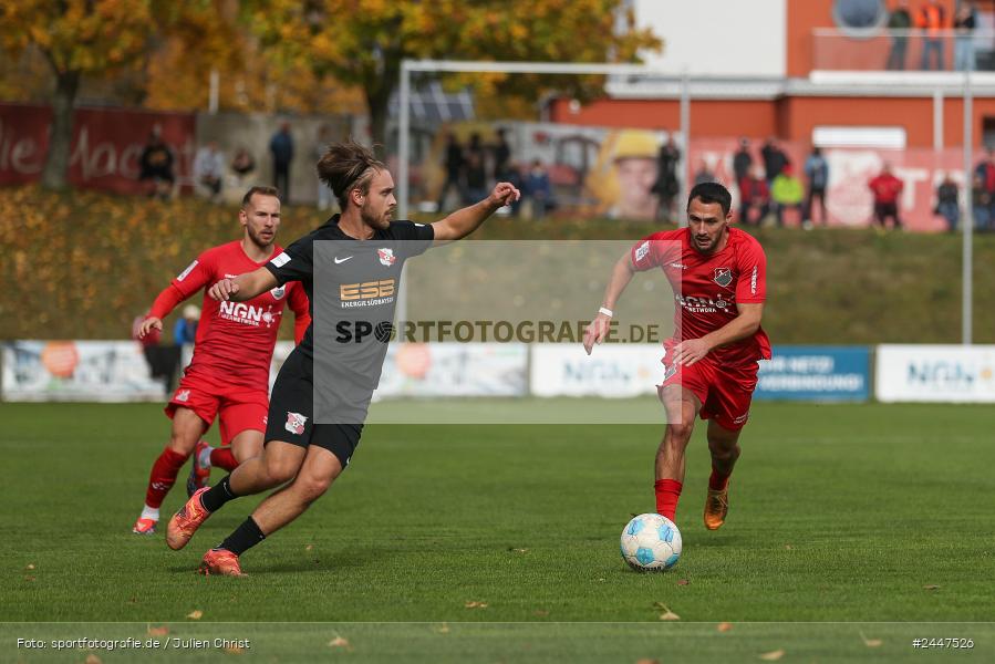 NGN-Arena, Aubstadt, 19.10.2024, sport, action, Fussball, BFV, 15. Spieltag, Regionalliga Bayern, HAN, AUB, SpVgg Hankofen-Hailing, TSV Aubstadt - Bild-ID: 2447526