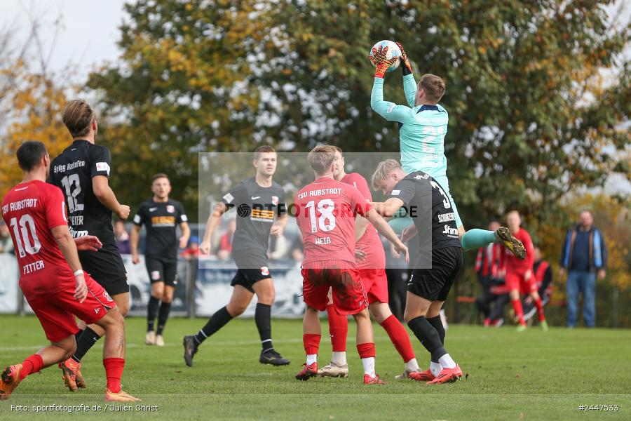 NGN-Arena, Aubstadt, 19.10.2024, sport, action, Fussball, BFV, 15. Spieltag, Regionalliga Bayern, HAN, AUB, SpVgg Hankofen-Hailing, TSV Aubstadt - Bild-ID: 2447533