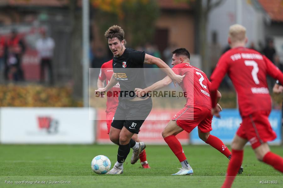 NGN-Arena, Aubstadt, 19.10.2024, sport, action, Fussball, BFV, 15. Spieltag, Regionalliga Bayern, HAN, AUB, SpVgg Hankofen-Hailing, TSV Aubstadt - Bild-ID: 2447832