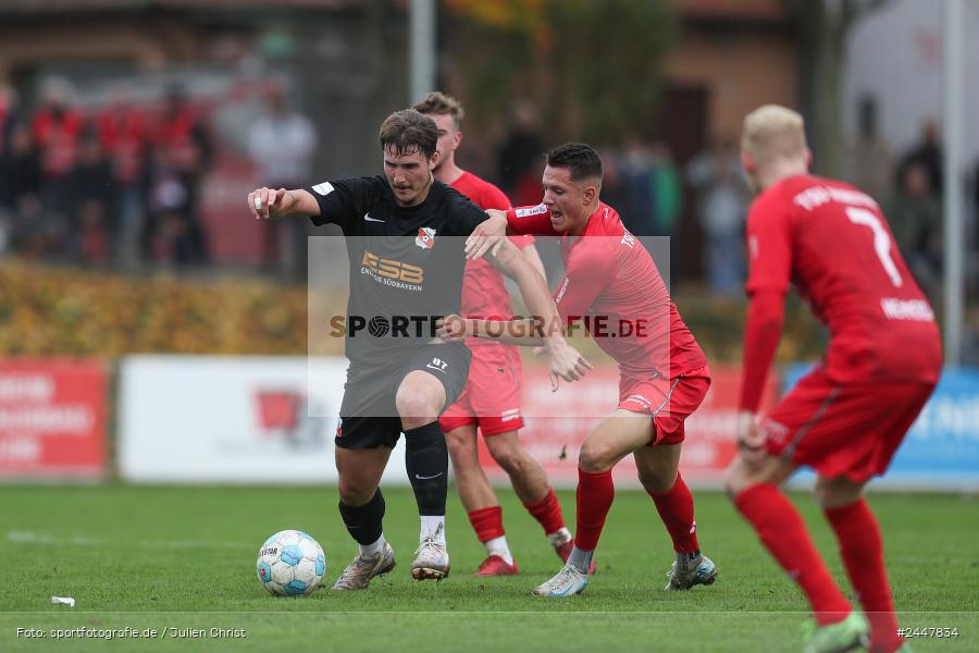 NGN-Arena, Aubstadt, 19.10.2024, sport, action, Fussball, BFV, 15. Spieltag, Regionalliga Bayern, HAN, AUB, SpVgg Hankofen-Hailing, TSV Aubstadt - Bild-ID: 2447834