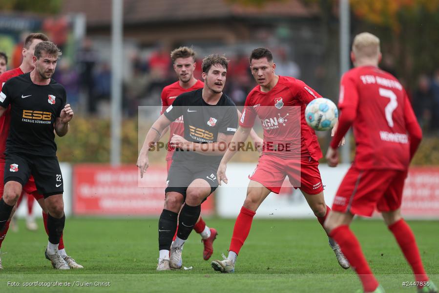 NGN-Arena, Aubstadt, 19.10.2024, sport, action, Fussball, BFV, 15. Spieltag, Regionalliga Bayern, HAN, AUB, SpVgg Hankofen-Hailing, TSV Aubstadt - Bild-ID: 2447836