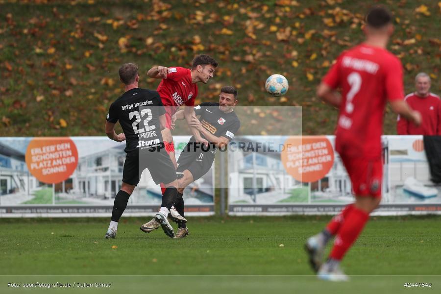 NGN-Arena, Aubstadt, 19.10.2024, sport, action, Fussball, BFV, 15. Spieltag, Regionalliga Bayern, HAN, AUB, SpVgg Hankofen-Hailing, TSV Aubstadt - Bild-ID: 2447842