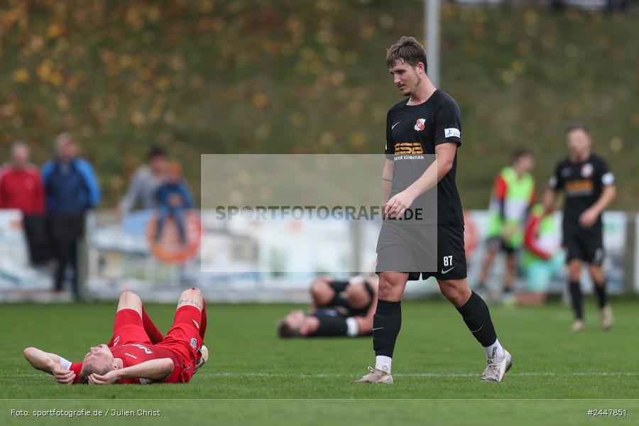 NGN-Arena, Aubstadt, 19.10.2024, sport, action, Fussball, BFV, 15. Spieltag, Regionalliga Bayern, HAN, AUB, SpVgg Hankofen-Hailing, TSV Aubstadt - Bild-ID: 2447851